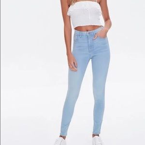 Forever 21 High Rise Skinnt Jeans